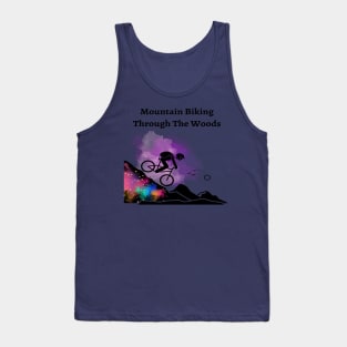 Mountain Biking Through The Woods, mountain bikers Tank Top